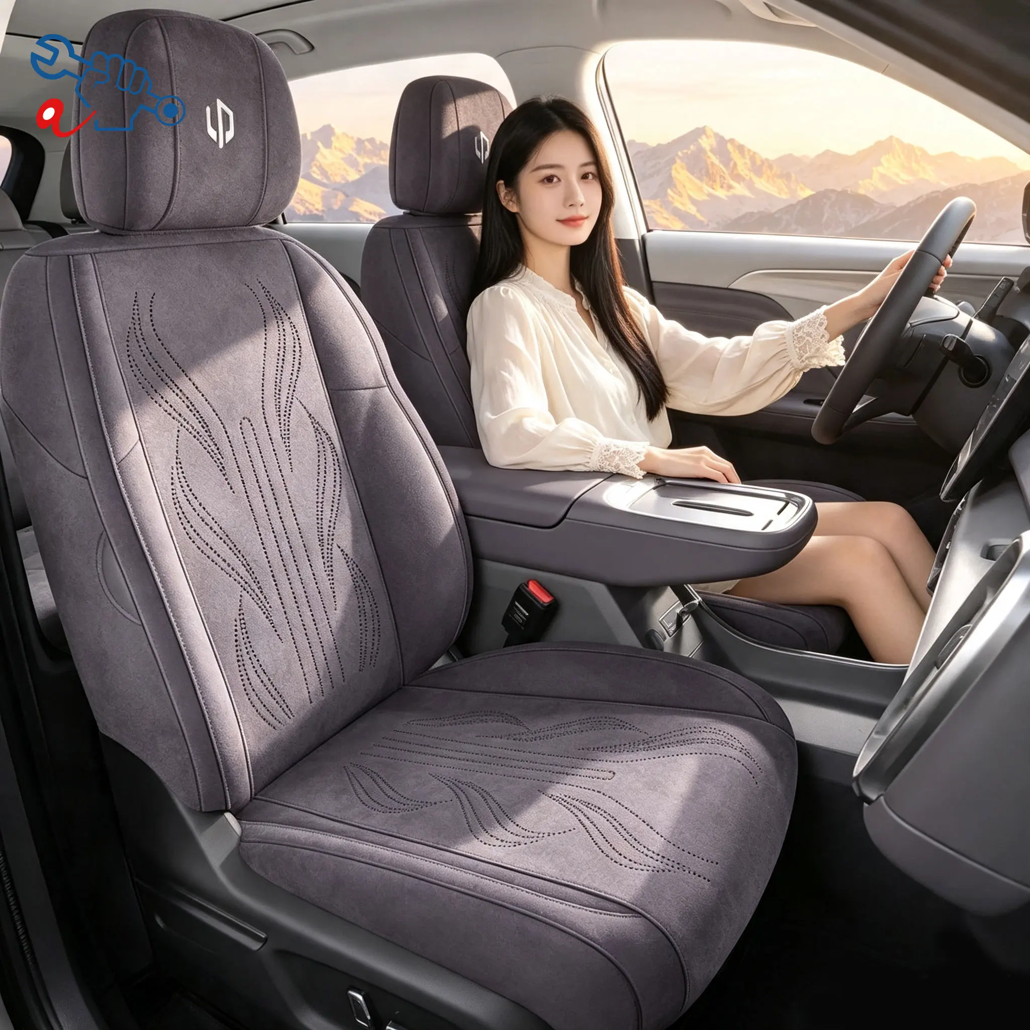 Left-Drive Car Seat Cover For Leapmotor C10 2024-2027 Custom Fit Seat Cover Full Surrounded Seat Protection Cushion Auto