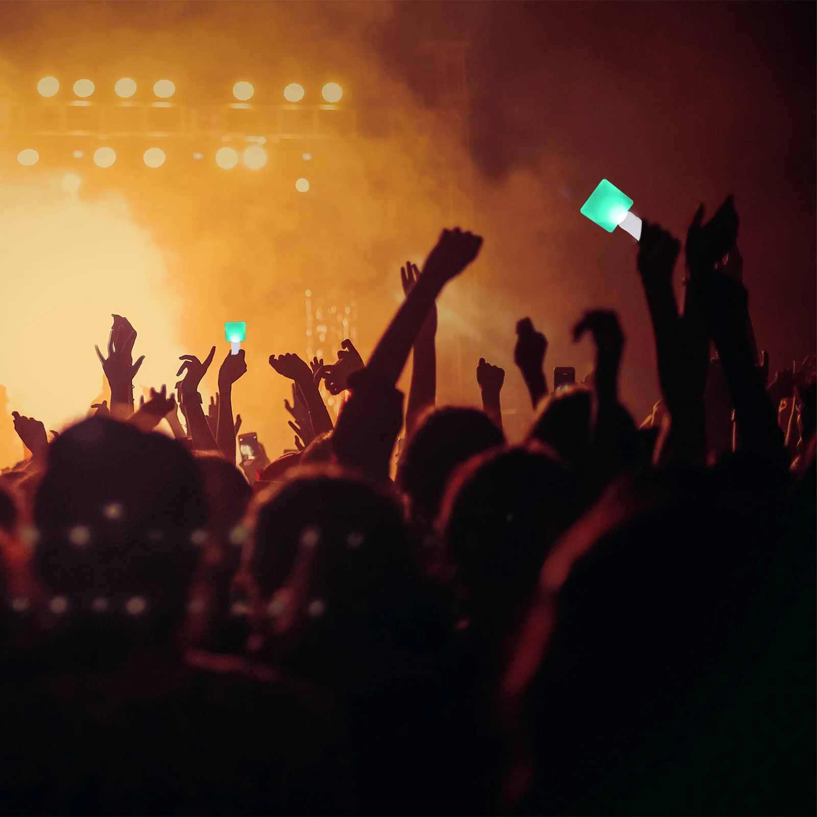 

Square Acrylic LED Atmosphere Light Cheering Stick Heat Sublimation DIY Print Waving Stick Concert Sports Event Accessory