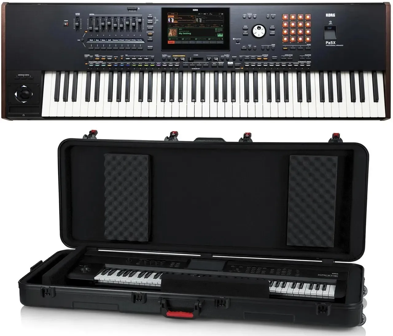 2025 Горячая продажа Korg Pa5X 88-клавишная профессиональная клавиатура для рабочей станции-аранжировщика