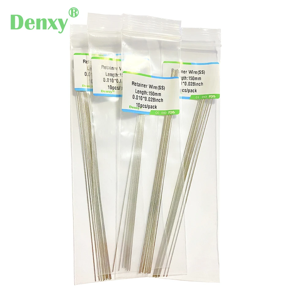 Denxy High Quality Orthodontic Lingual Retainer Wires Stainless Steel Lingual Wires SS Lingual Wires Orthodontic Brackets