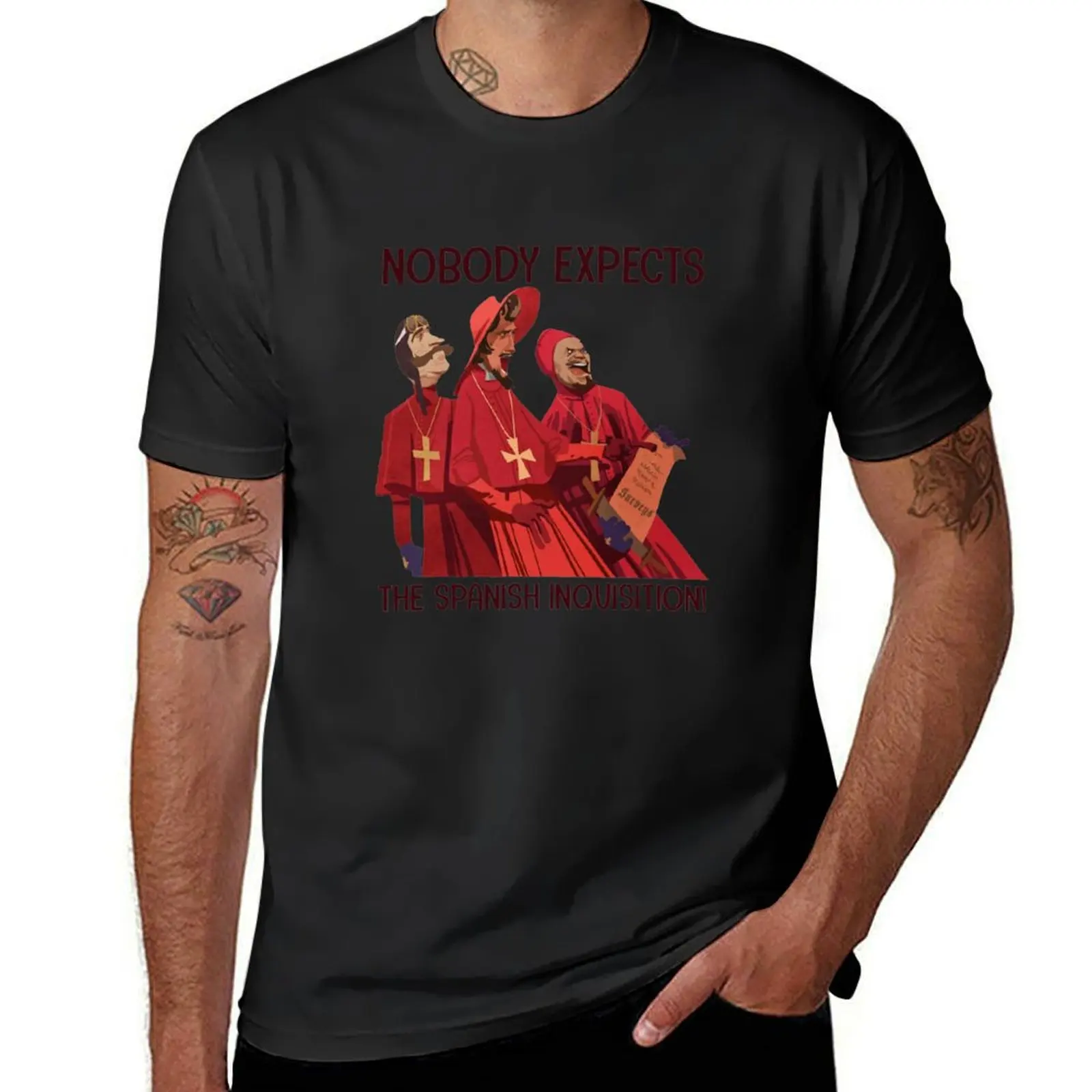 Nobody Expects The Spanish Inquisition T-Shirt graphics hippie clothes quick drying mens champion t shirts