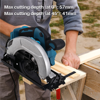 Versatile Electric Circular Saw 7 Inch Brushless For Wood Cordless Circular Saw Woodworking Power Tools For  18V Battery