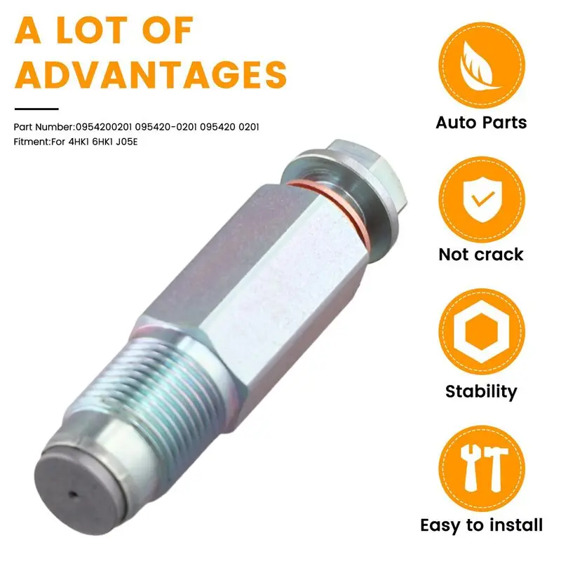 Strange 2X 095420-0201 Common Rail Diesel Fuel Pressure Relief Limiter Valve For ISUZU 4HK1 6HK1 J05E 0954200201 095420 0201