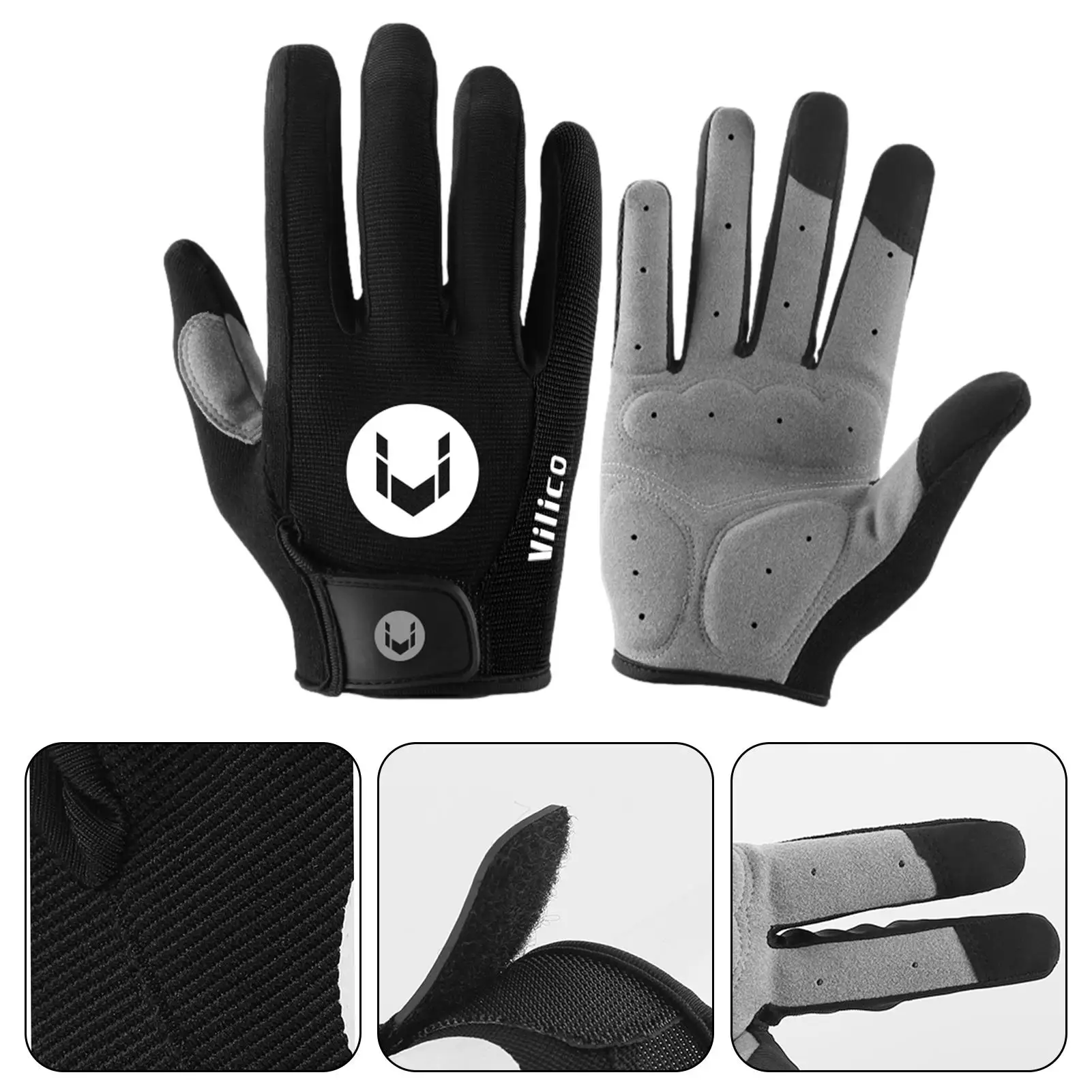 MTB Bike Gloves Anti-skid Sun-proof High Temperature Resistance Outdoor Cycling BicycleTouch Screen Gloves Bicycle Gloves