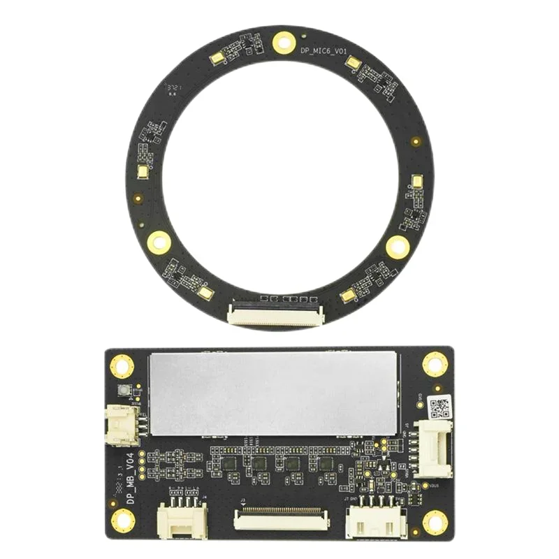 RoRuSIFLYTEK Far-Field Microphone Ring Array Module Voice Board 6-Microphone Sound Source Positioning And Navigation For ROS Rob