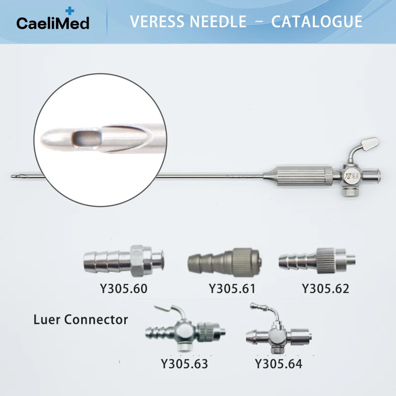 Reusable Laparoscopic Veress Needle,Connector Insufflation Surgical Instruments Insufflator