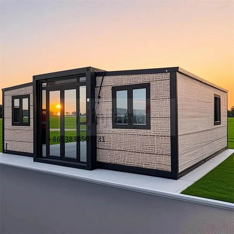 

Prefab Tiny House Modern Design Expandable Container House 40ft 20ft Home Office Container Homes Folding Room Garden Rooms