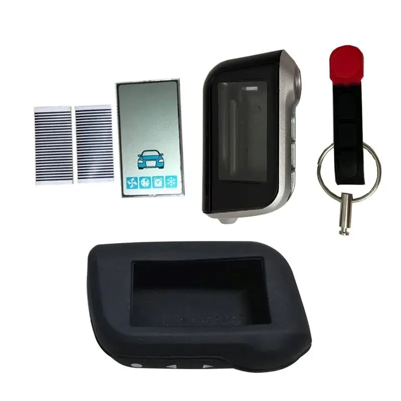 Чехол для ключа + силиконовый чехол для корпуса телефона + ЖК-дисплей экран гибкий кабель полосы для автомобильной сигнализации Starline A93 A63 дистанционный брелок