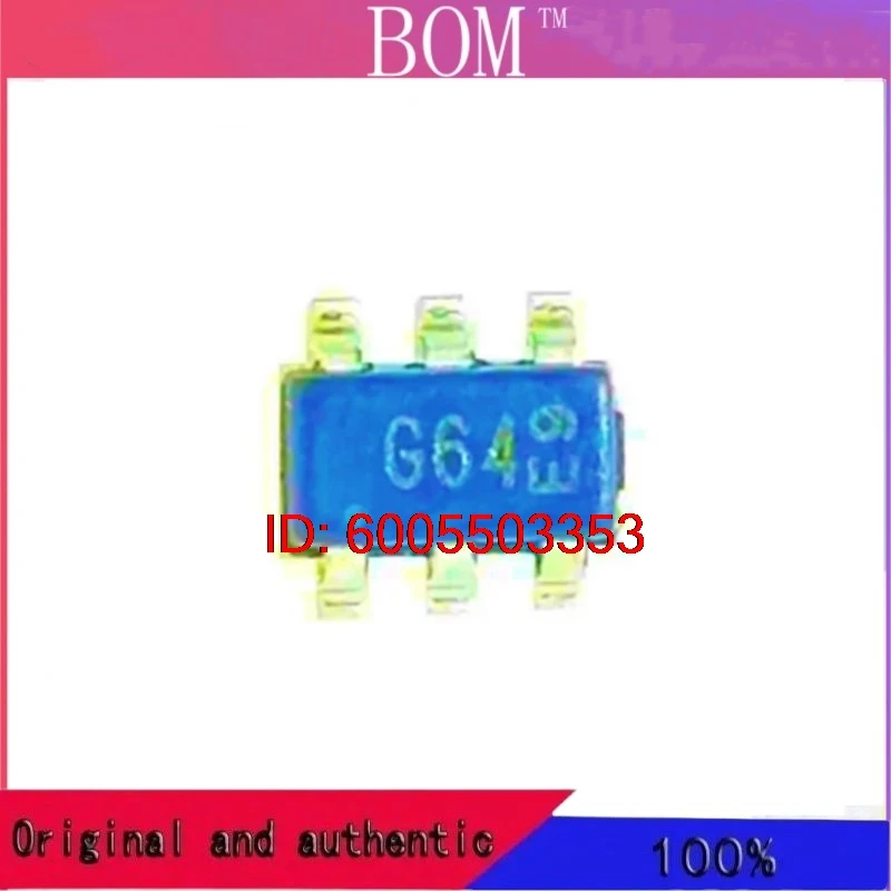 10PCS NEW DMP3050LVT-7 DMP3050 DMP3050LVT G64 SOT23-6 TSOP6 P-CHANNEL ENHANCEMENT MODE MOSFET