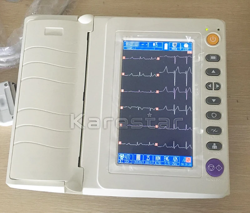 Veterinary ECG Machine Portable Touch Screen  Portable Ecg vet 12 channel ecg