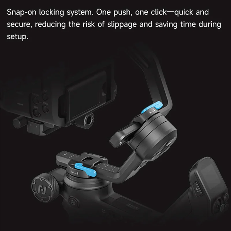 FeiyuTech SCORP 3 AI Tracking Gimbal Stabilizer Touch Screen Detachable Control Handle 3.5kg Payload Capacity 2000mAh Battery
