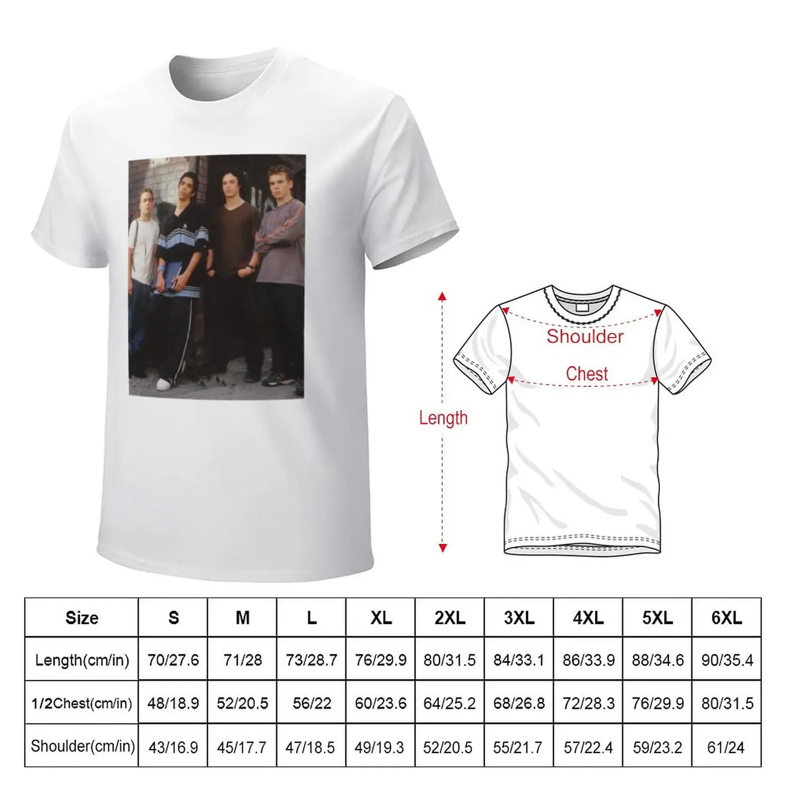 degrassi Craig Manning, Sean Cameron, Jimmy Brooks and Gavin T-Shirt quick-drying heavyweights mens tall t shirts