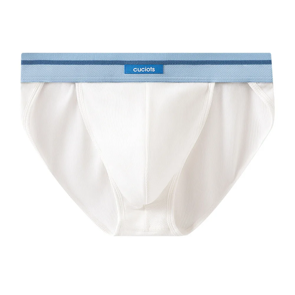 Mid Rise Breathable Briefs For Men Breathable Underwear Breathable Briefs 95 Cotton Fabric Color Matching Pattern