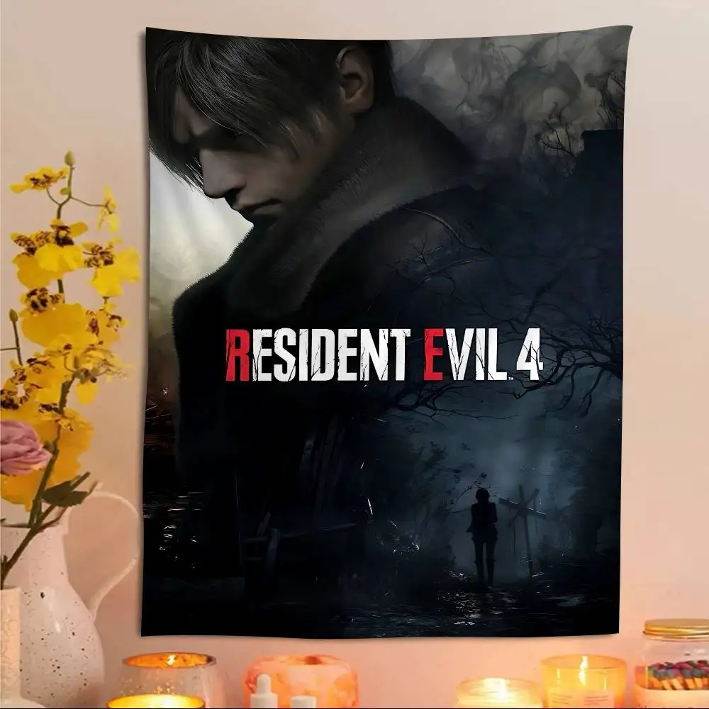 Game Leon Scott Kennedy Hanging Bohemian Tapestry Bohemian Wall Tapestries Mandala Kawaii Room Decor