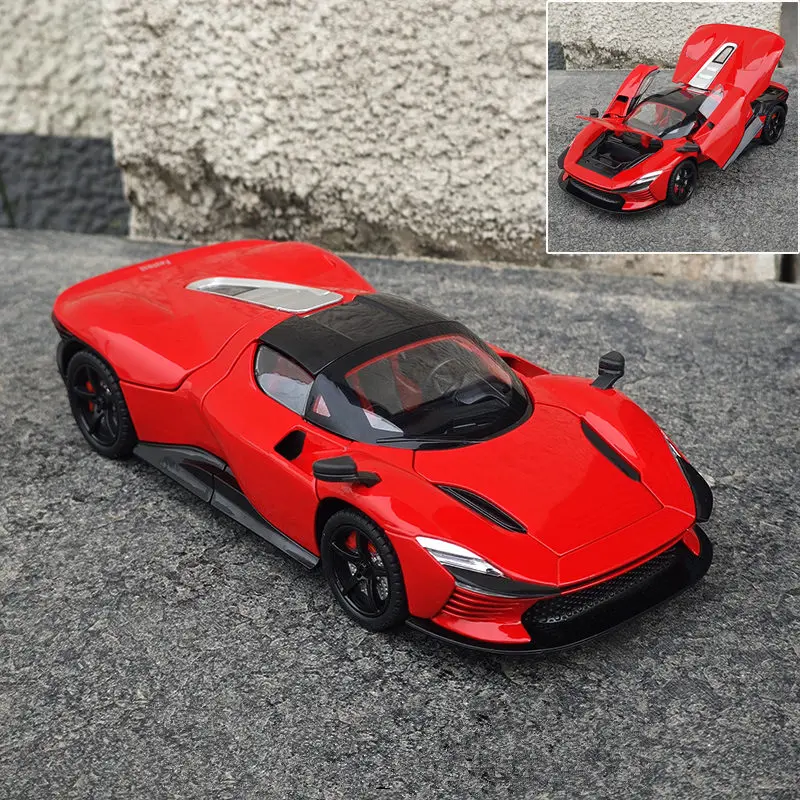 

1:32 SP3 Daytona Alloy Sports Car Model Diecasts Metal Track Racing Vehicles Car Model Simulation Sound and Light Kids Toys Gift