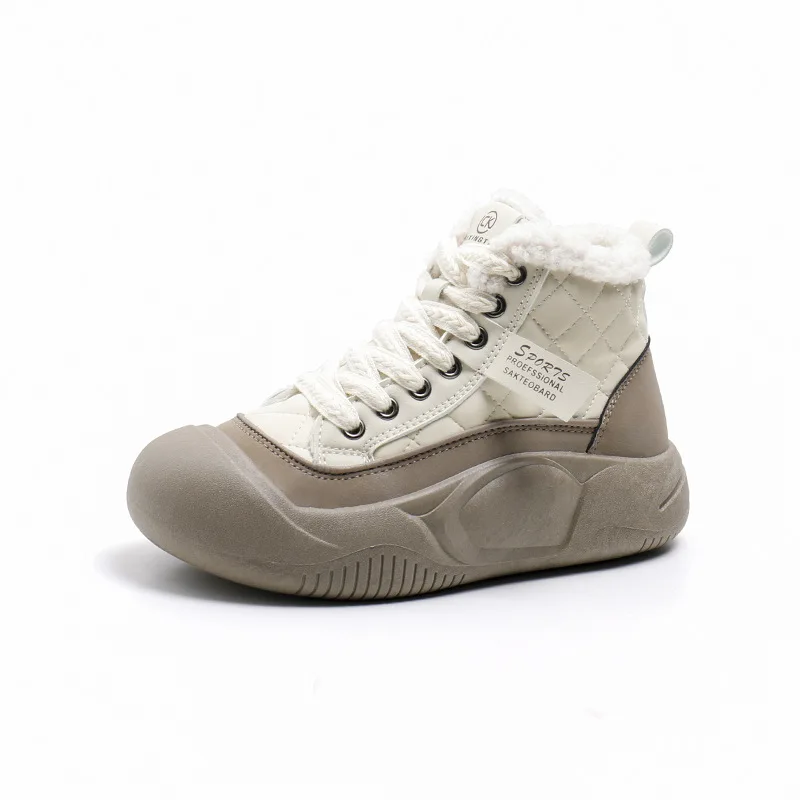 

High Top Shoes Women's Winter Warm Women's Cotton Shoes Shoes Platform Snow Boots