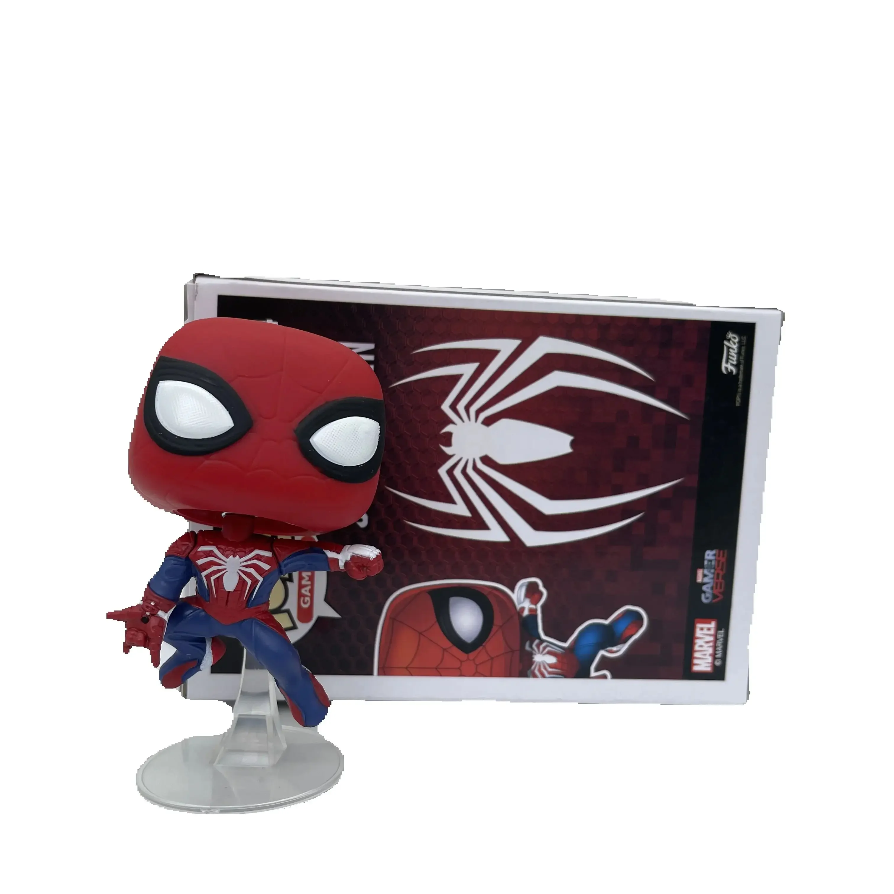 ديكور سطح المكتب الجديد من Popstyle المنتقمون سبايدرمان # 334 مجموعة محدودة من شخصيات PVC لألعاب عيد الميلاد للأطفال