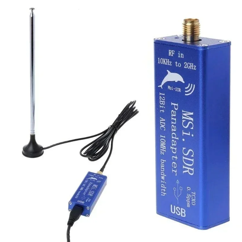 New! MSI-SDR 10kHz To 2GHz Panadapter SDR Receiver TCXO 0.5ppm 12-bit ADC HF UHF VHF FM RSP