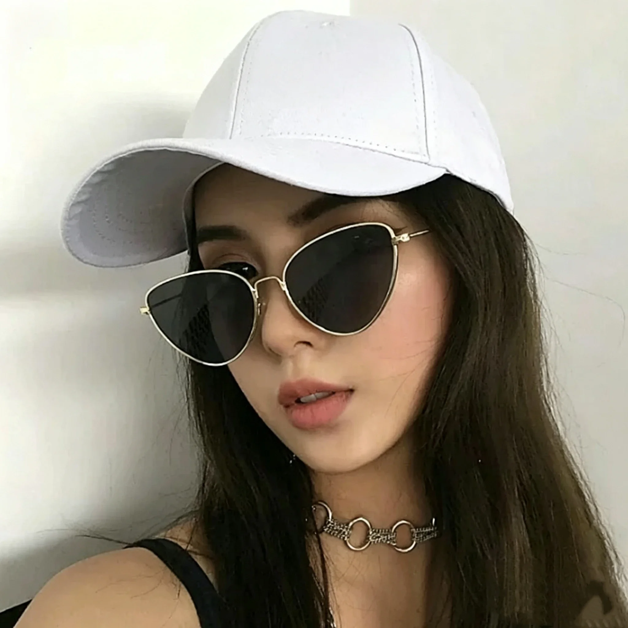 New Cat Eye Sunglasses Women Men Vintage Fashion Sun Glasses Female Male Eyewear Eye Glasses for Summer