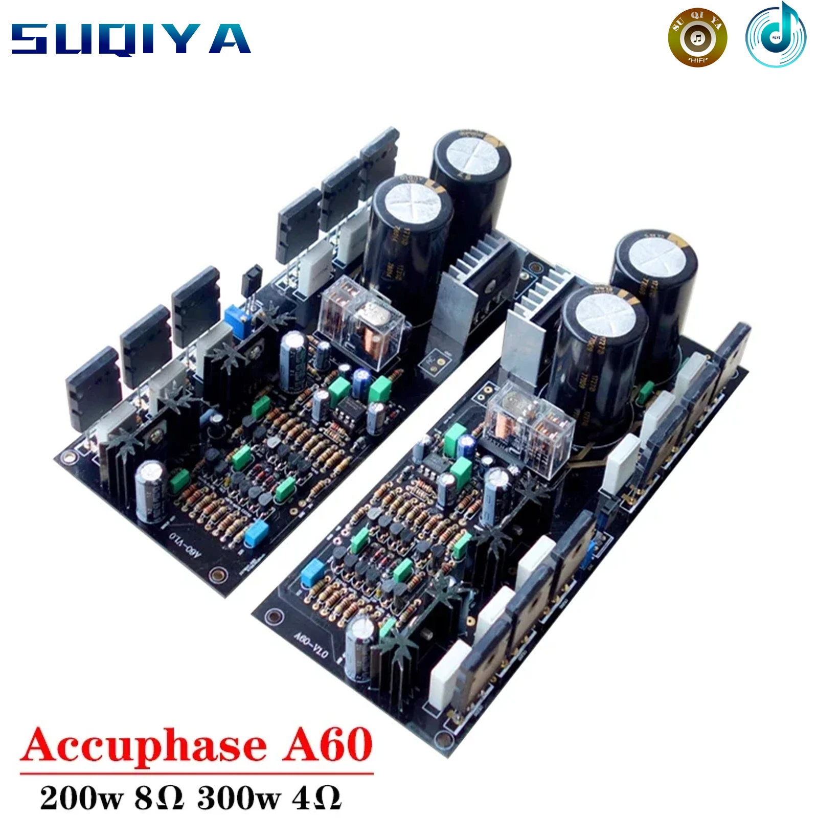 

200w*2 1pair Refer Accuphase A60 Line 2-channel Power Amplifier Board High Power Transistor Amplifier Low Noise Diy Kit