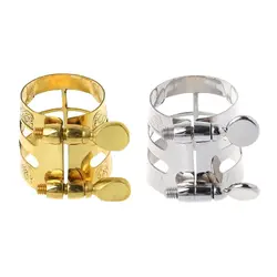 652D Metal Saxophone Fastener Clip Compact Sax Ligature for Alto Saxophone Mouthpiece