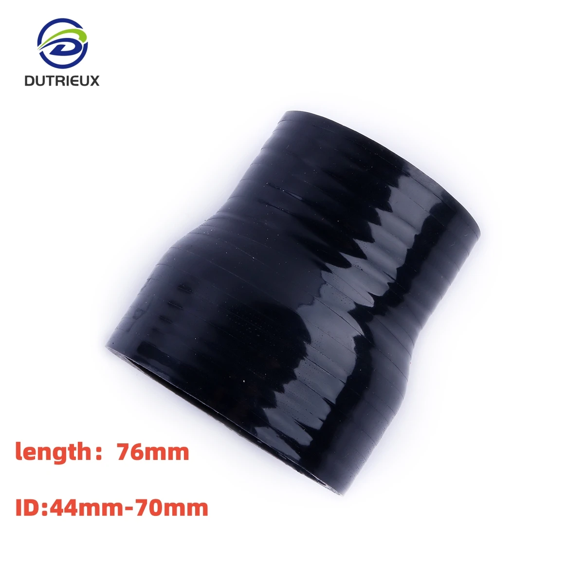 ID44mm to ID70mm Length 76mm Straight Reducer Hose General Silicone Coolant Intercooler Pipe Tube Hose 3 Ply 11Colors