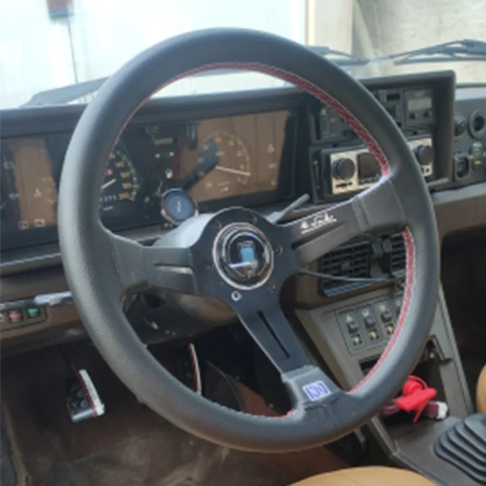 Nardi Steering Wheel 350MM Universal Classic Drift Racing Steering Wheel Microfiber Leather Rally Steering Wheel car accessories