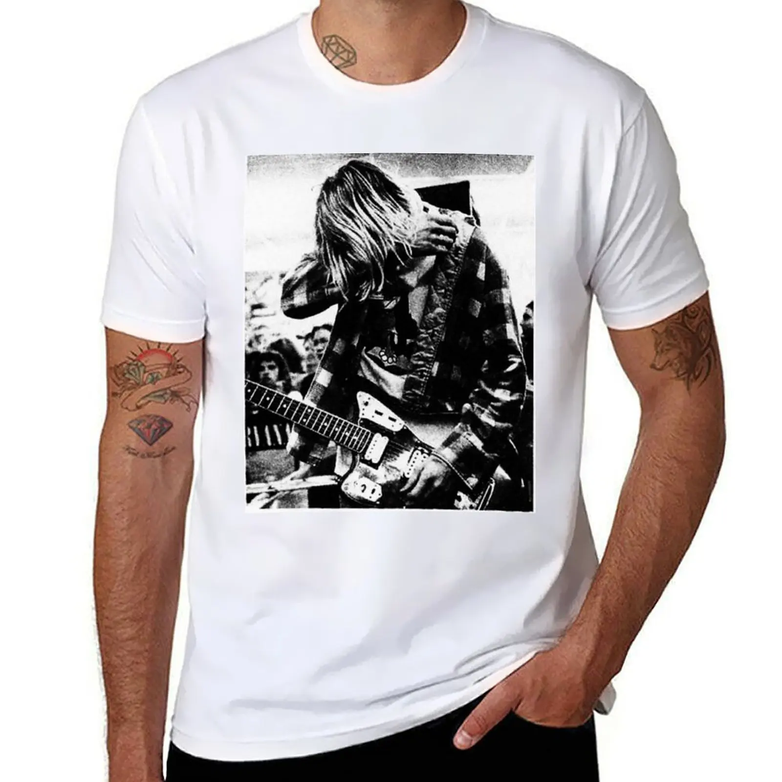 

Футболка Kurt C Concert, футболки с аниме для мужчин, мужская футболка, роскошная футболка