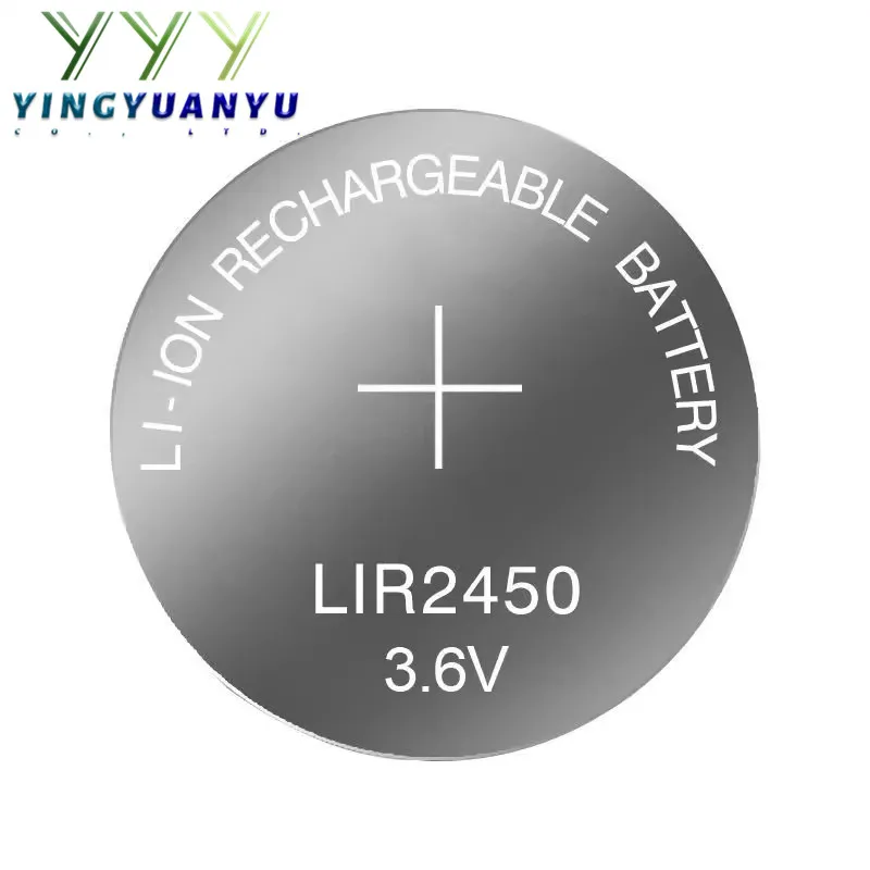 Оригинальный 5-50 шт. 3,6 В LIR2450 литиевая батарея LIR-2450 перезаряжаемые кнопочные батареи для компьютера, часов, игрушки с дистанционным управлением Оригинальный 5-50 шт. 3,6 В LIR2450 литиевая батарея LIR-2450 перезаряжаемые кнопочные батареи для компьютера, часов, игрушки с дистанционным управлением