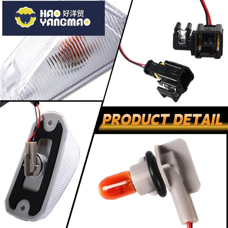 Suitable for 5PCS Cab Roof Marker Lights Top Clearance Running Lamps 2014-2023 ProMaster 1500 2500 3500 OE Socket Halogen Bulb