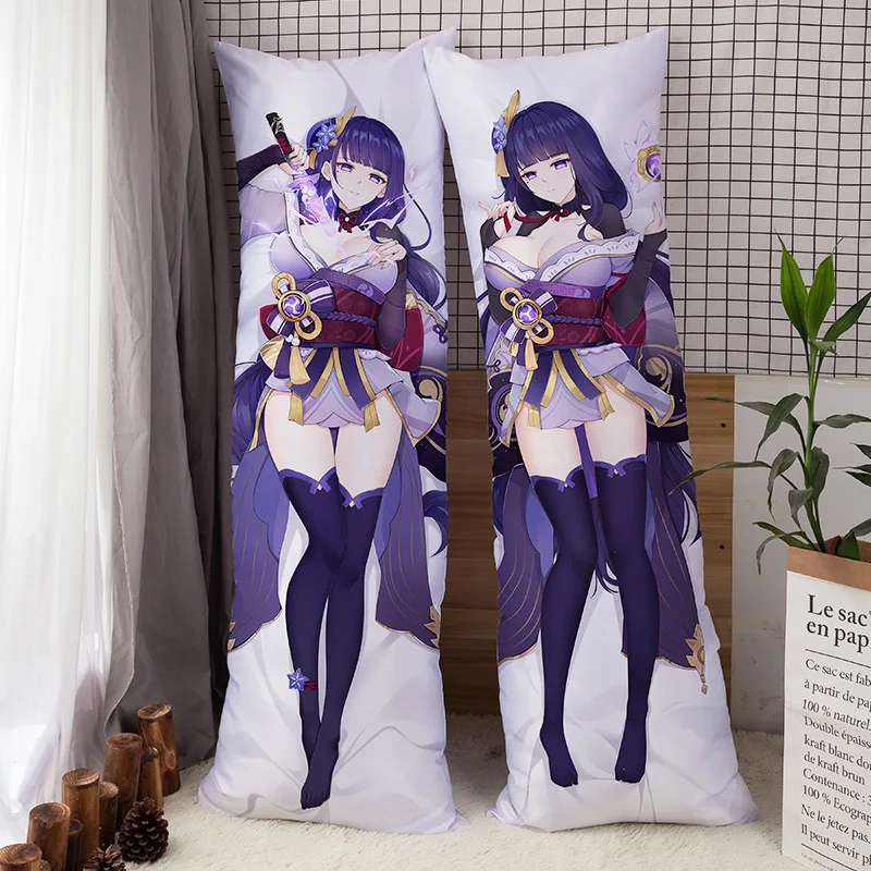 Genshin Impact Anime Game Characters Pillowcase Dakimakura Inazuma Kamisato Ayaka Ayato Kazuha Otaku Hing Body Pillow Cover