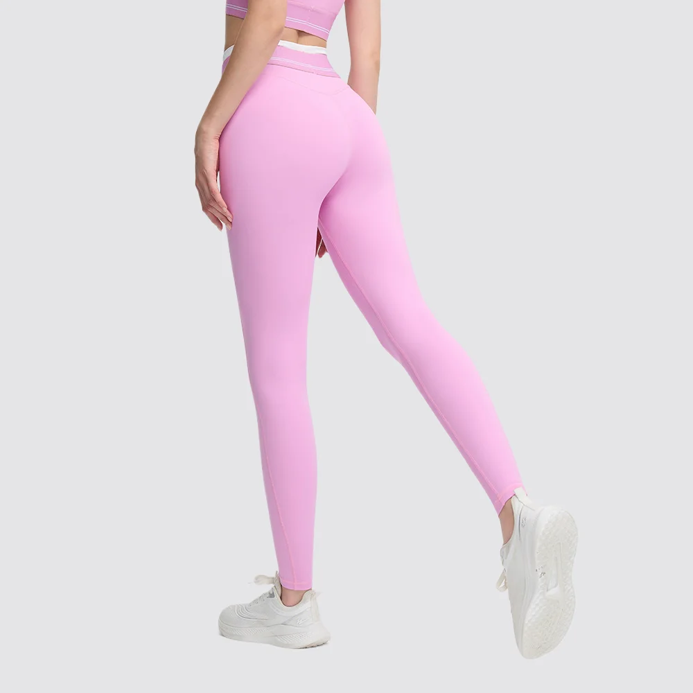 Women Yoga Pants Sports Leggings High Waist Fitness Legging Tummy Control Slim Fit Gym Tight Workout Running Athletic Sportswear