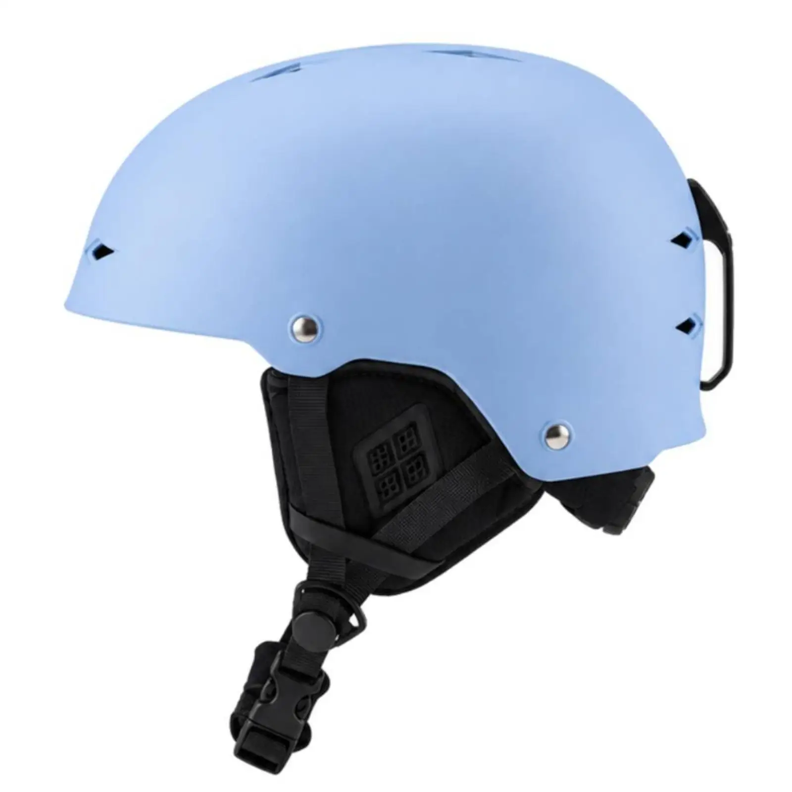 Adult Ski Safety Headgear ABS Shell Winter Snowboard Helmet with Fleece Lining and Adjustable Strap for Cold Resort Riding