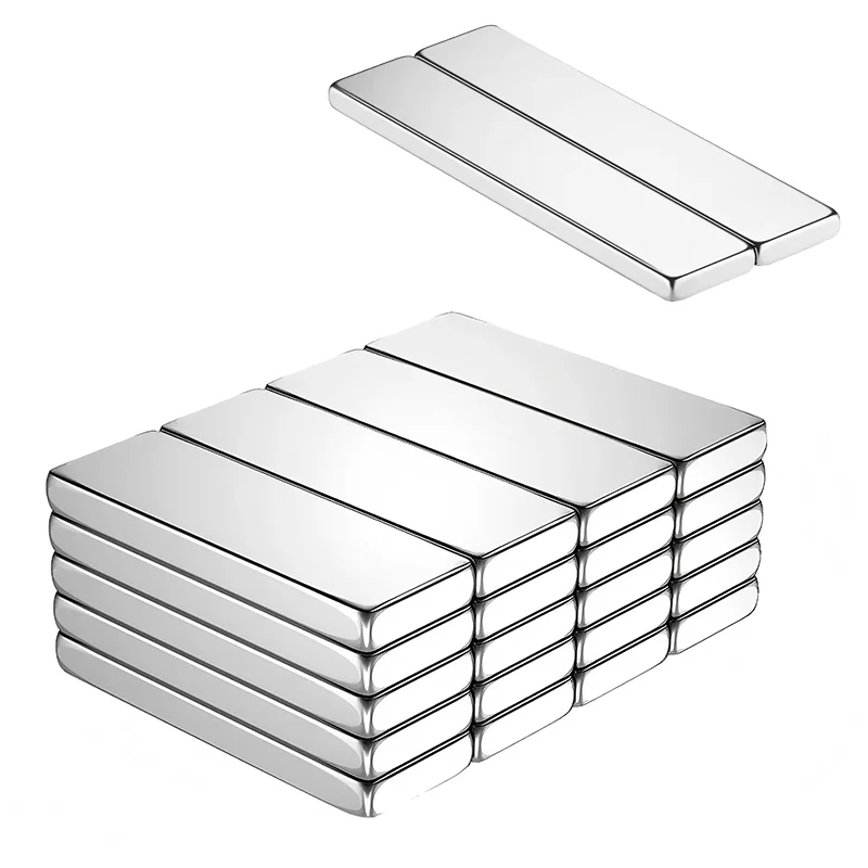 47x9x4.4mm Long Bar Fridge Magnets Super Strong Magnetic Heavy Duty Magnets Hooks Perfect for Kitchen Refrigerator Crafts Photos