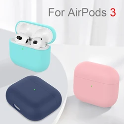 Etui na airpod 3 2021 Silicone Soft Skin Protect Case cute Pro 2 etui na airpods 3rd generacji fundusz na Airpods Pro 2 3 Cover