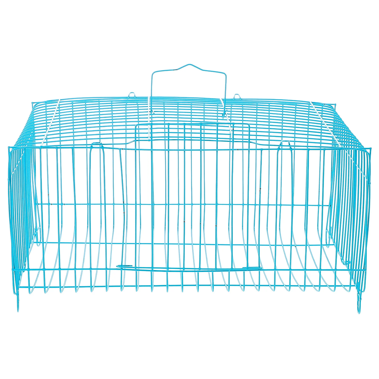 

Stylish Portable Parrot Cage with Smooth Breathing Space for Pet Birds Wire Travel Cage for Cockatiel Bird