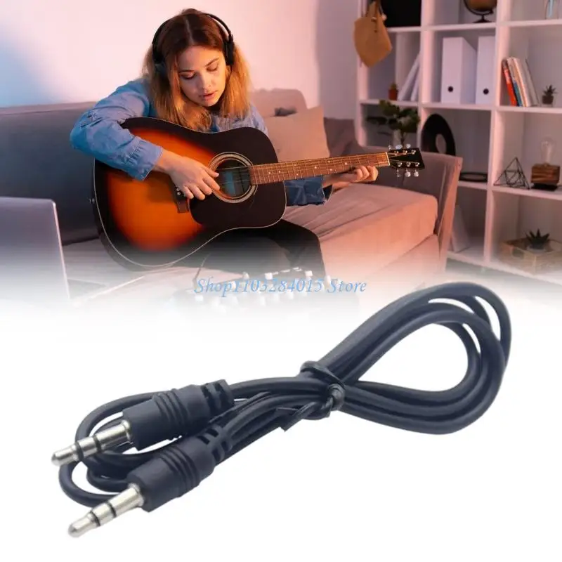 R6FF Plugs And Play 3.5mm Male To Male Audios Cable Wear Resistant Design Durability