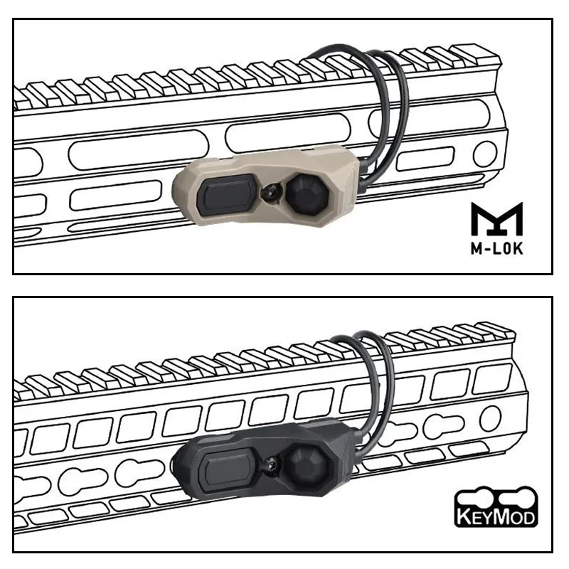 Surefir M300 M600 Flashlight With AXON Dual Function Remote Pressure Switch Fit 20mm Rail Hunting Tactical Airsoft Light