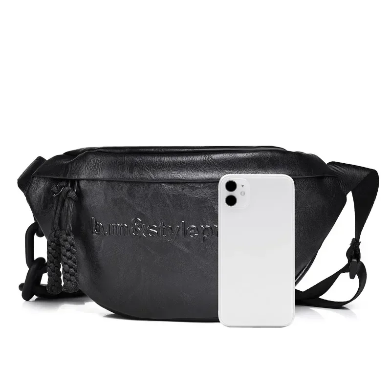 Modetrend Heuptassen Dames Pu Heuptassen Telefoonpakket Street Hiphop Riemtassen Grote Capaciteit Dames Crossbody Borsttas