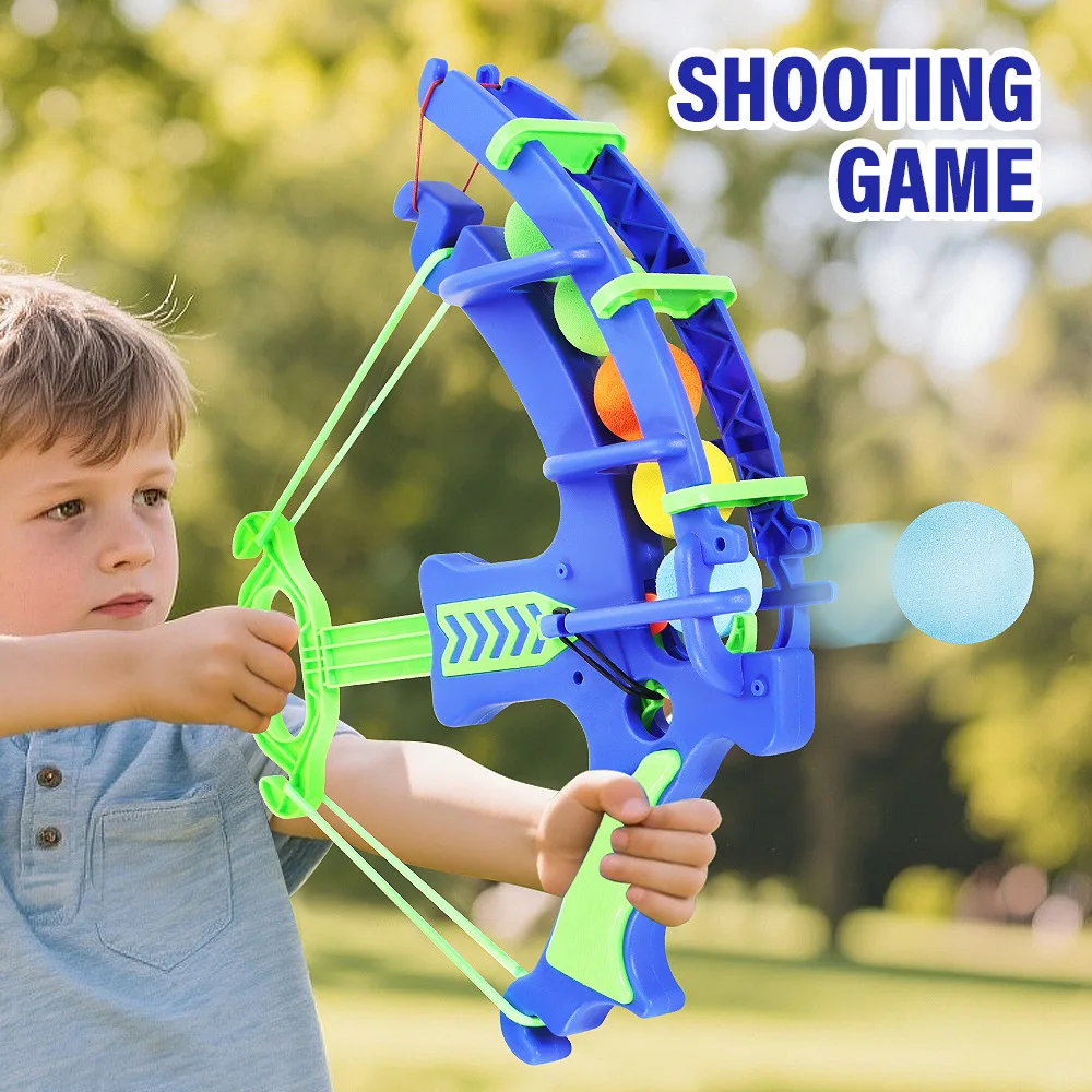 evaフォームボール射撃弓おもちゃ粘着ターゲットバレル屋内親子インタラクティブ投げゲーム