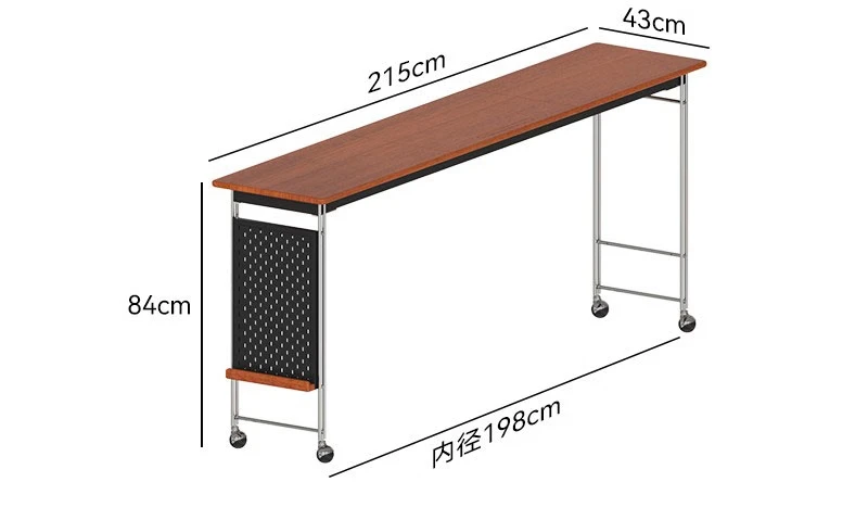 

Cross bed table Solid wood bed Desk Home bedroom Removable end table