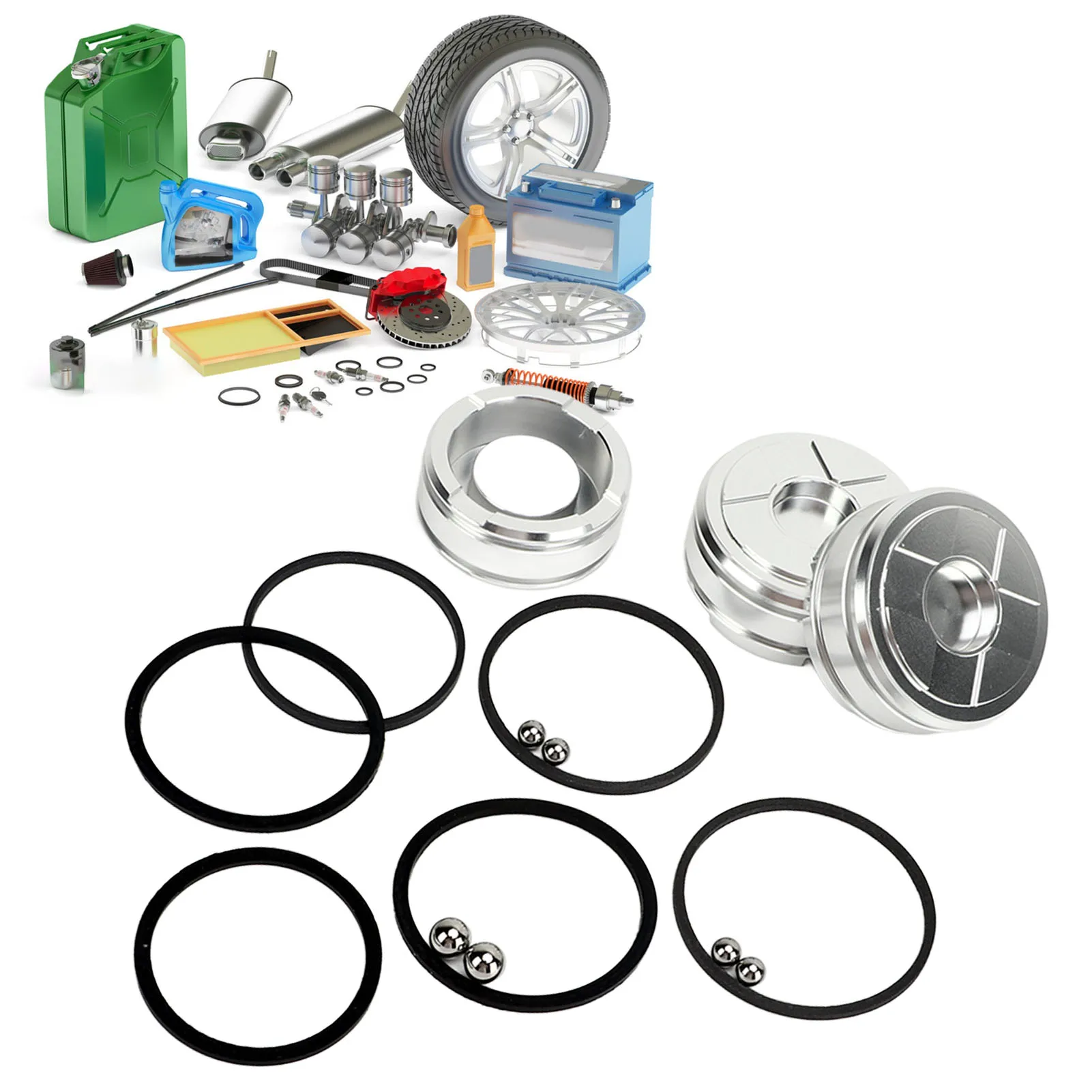 Pinless Accumulator Piston Kit 77998 03K Transmission Forward Energy Piston Set for 4L60E 4L65E 4L70E Transmission