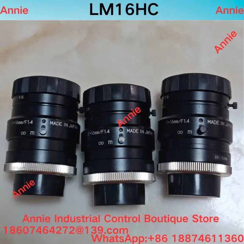Second-hand test OK.  Machine Vision Industrial Lens LM16HC
