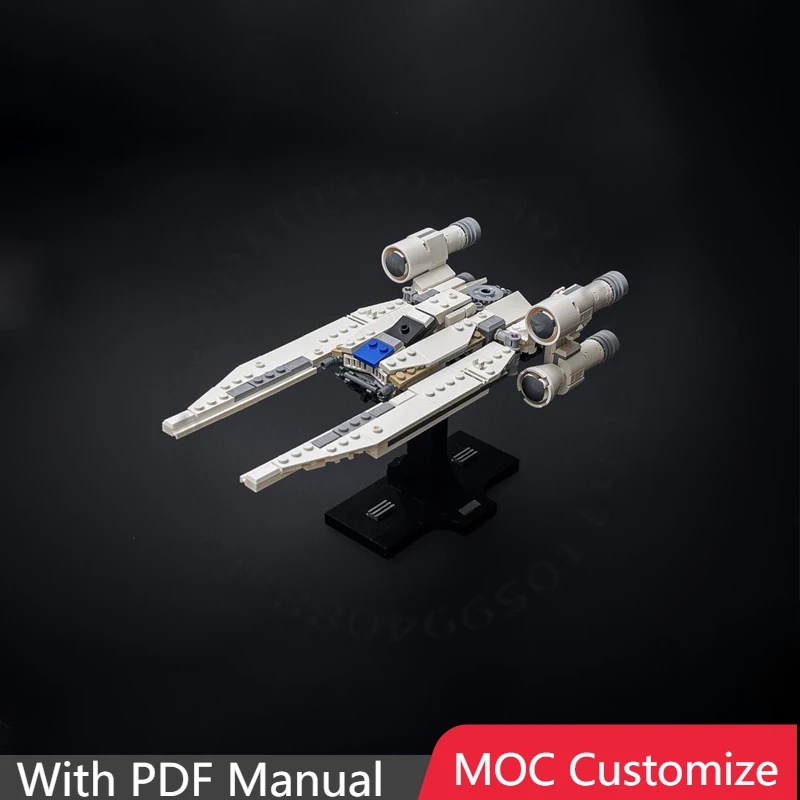 

505 PCS Star Battle U Wing Starfighter from 75376 IV MOC Customize Modular Building Block Brick Design DIY Toy Birthday Gift