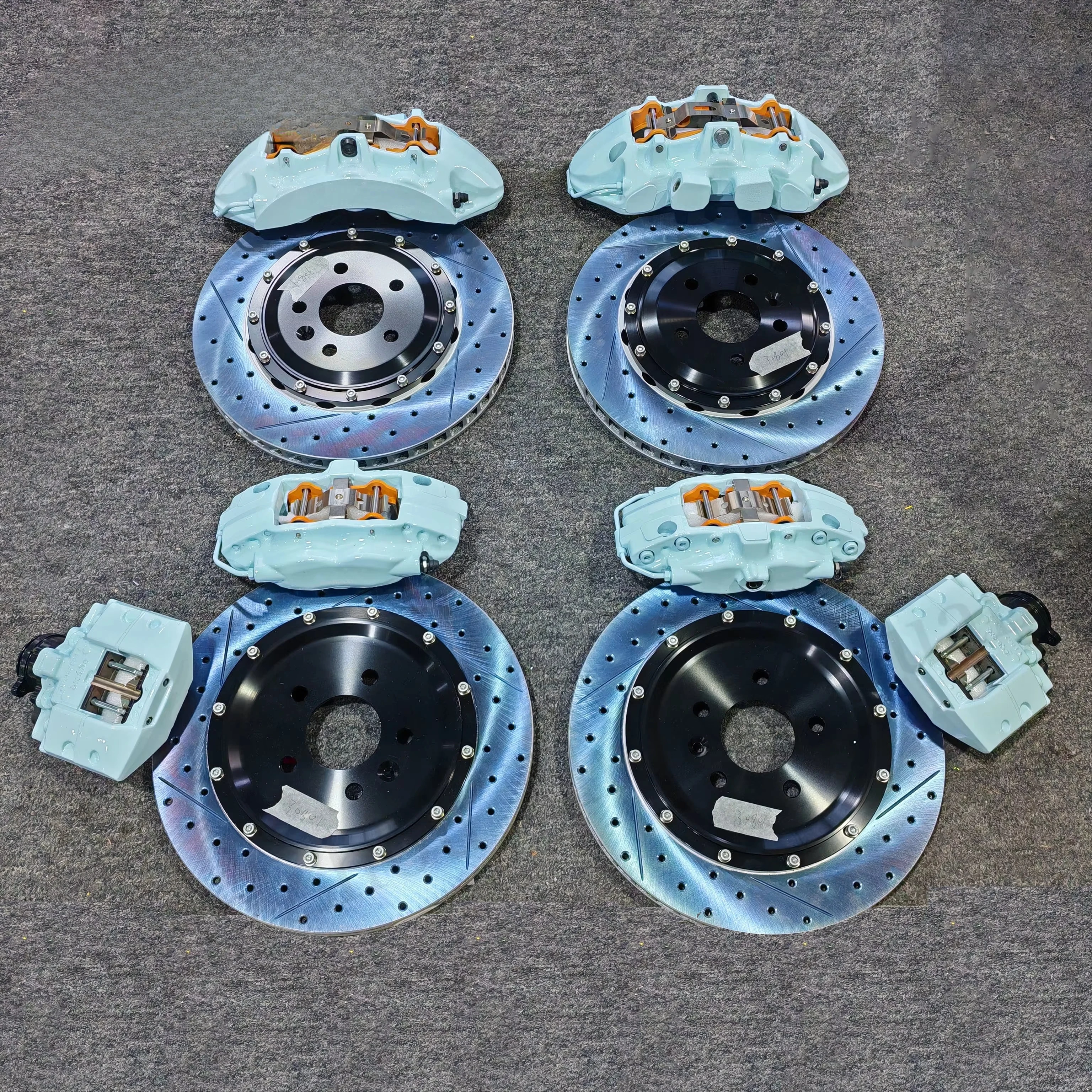 Auto Big Brake Kit Brake Caliper 6 Pot with Steel Disc for TOYOTA MERCEDES-BENZ C260L C300 S450 BMW X5 X6 Audi CHRYSLER Honda