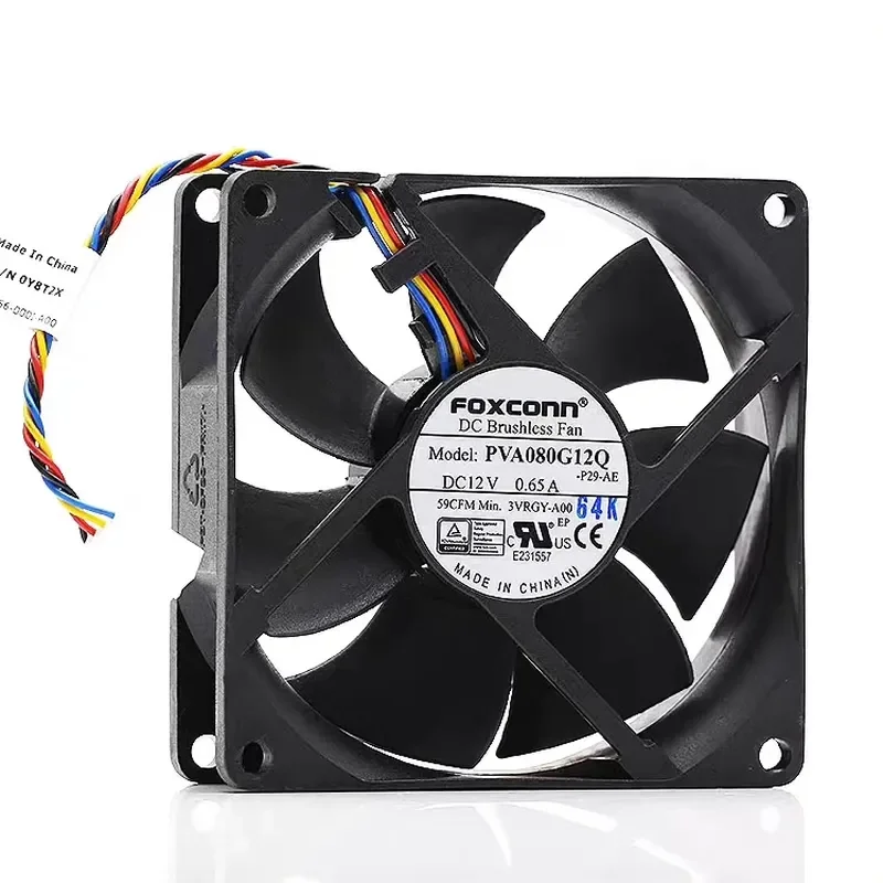 for Foxconn 8025 12V 0.65A 8cm Original Imported Cooling Fan Low Price