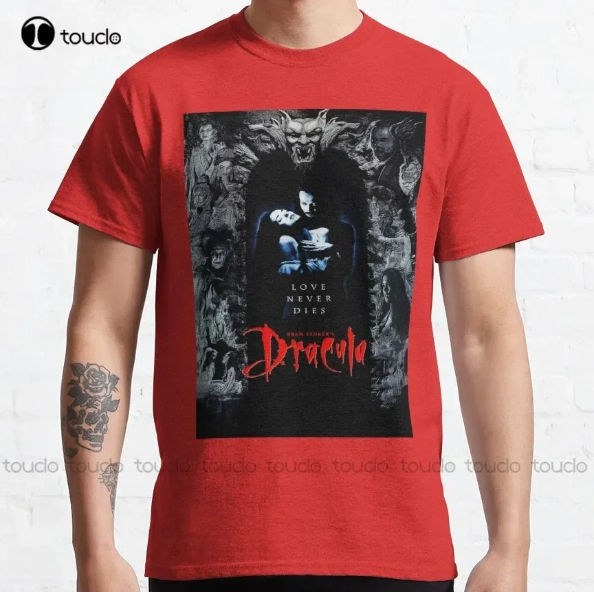 Dracula Fright Night Horror Movies Classic T-Shirt Workout Shirts For Women Custom Aldult Teen Unisex Digital Printing Tee Shirt