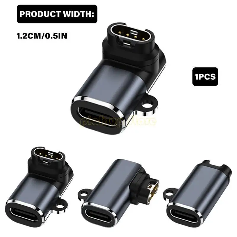 Q5WA Female Type C to Male 4pin Charging Adapter Connector for 7/7X/5S/6/6X