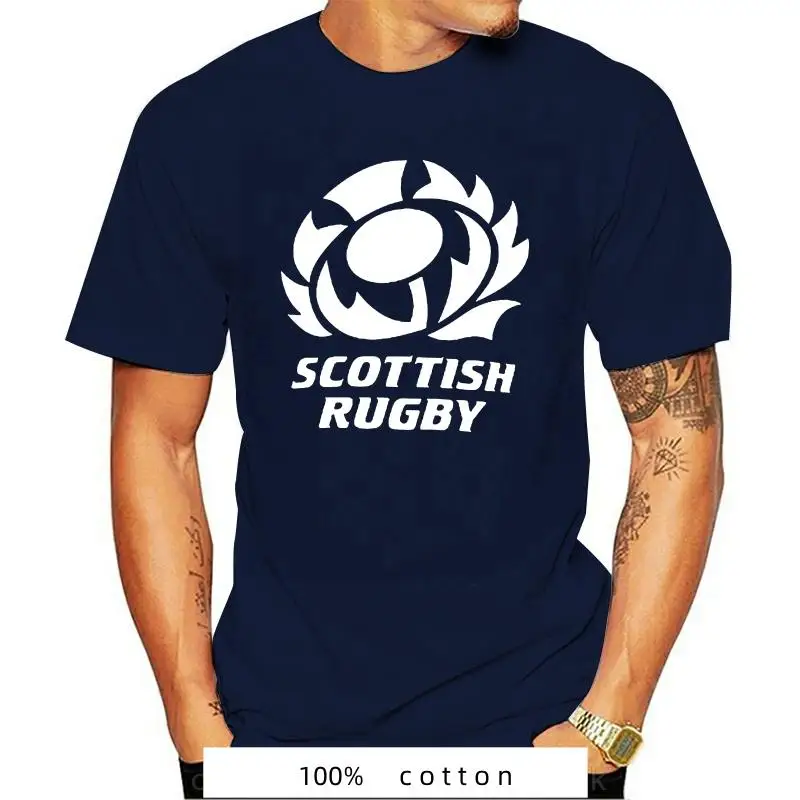 

Men T Shirt New Fashion Scotland Rugby Tee Shirt t-shirt Novelty Tshirt Women