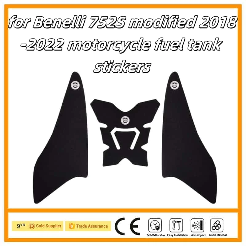 

Motorcycle Sticker Tank Non Slip Tank Traction Side Pad Protective Decal for Benelli 752S modified 2018-2022